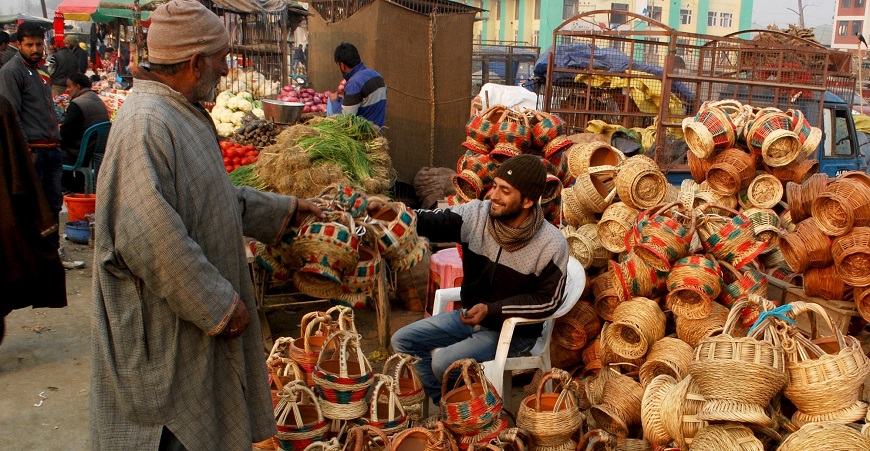 Traditional Markets in Kashmir